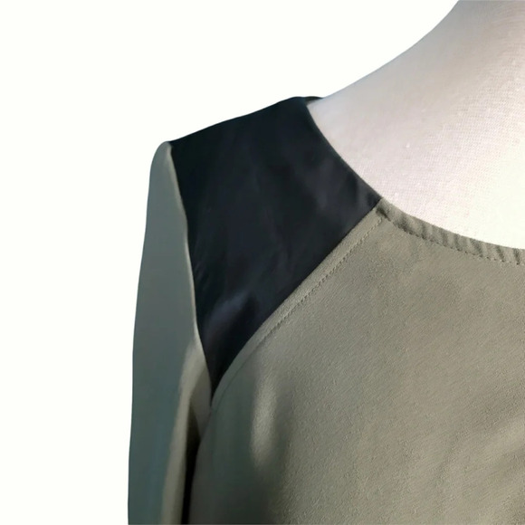 H & M Khaki Green Shift Dress Size 12 - Picture 3 of 8